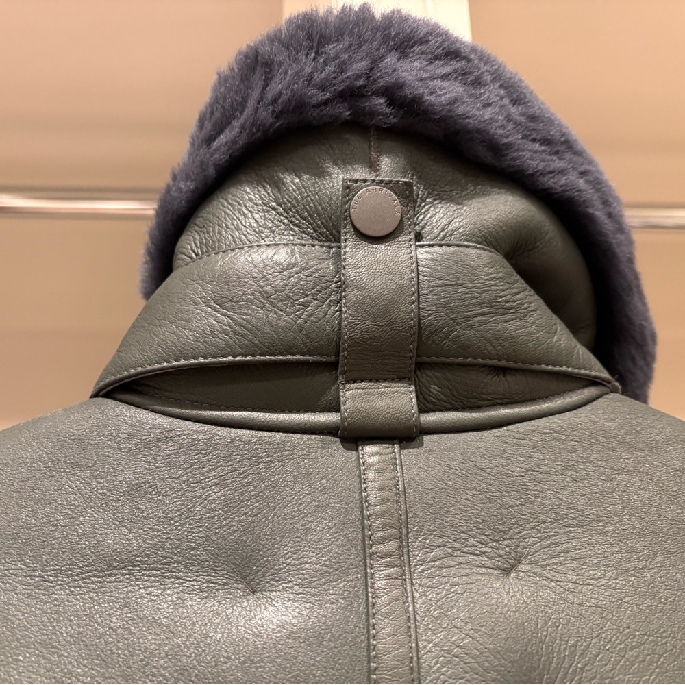 The Arrivals Shearling Moto Jacket - Picture 6 of 7